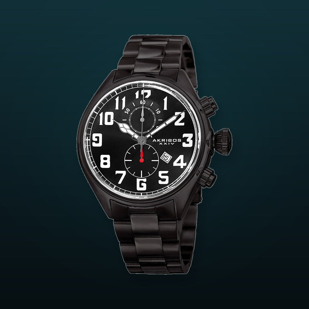 Casual Black/Stainless Steel | Black Dial