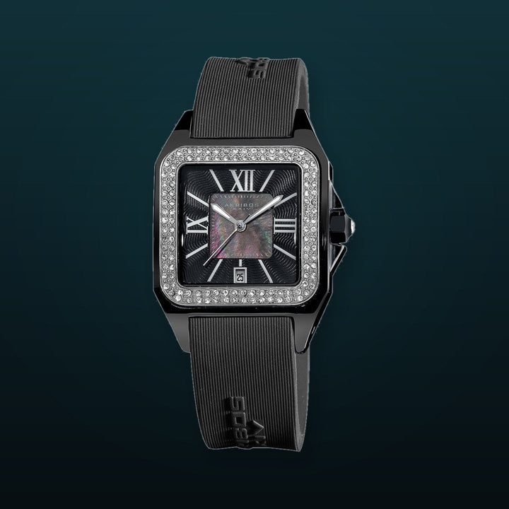 Casual Black/Silicone | Black Dial