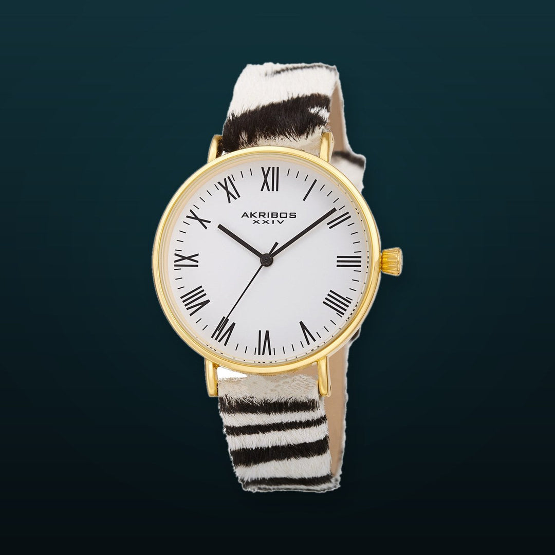 Casual Black/Leather | White Dial