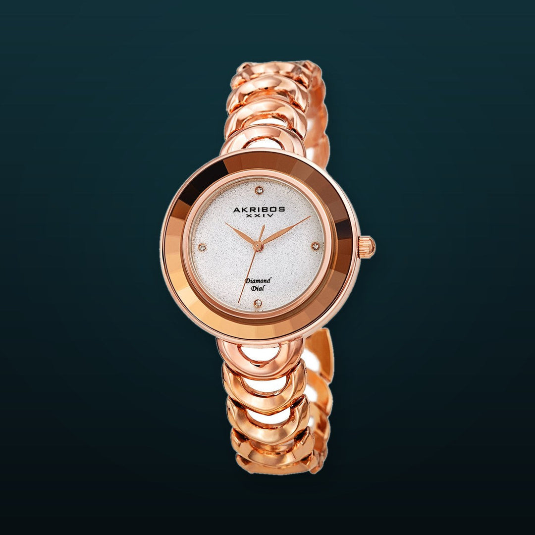 Dress Rose Gold/Alloy | Silver Dial