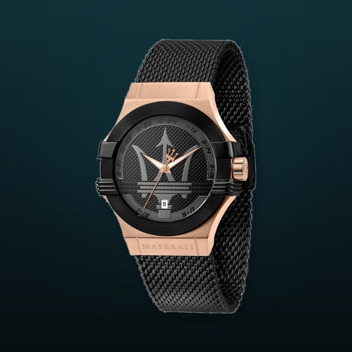 Potenza Black / Stainless Steel Black Dial