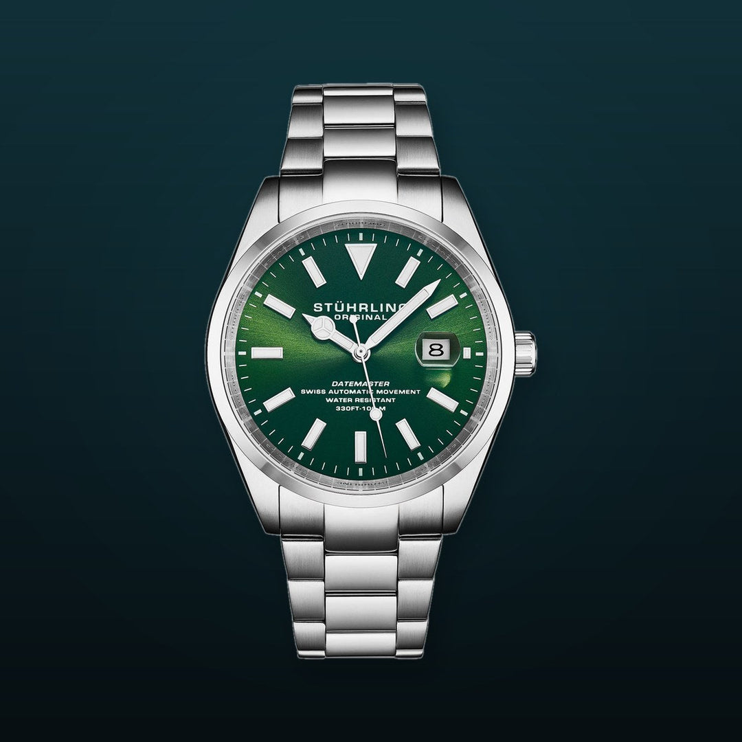 Datemaster Heritage Automatic 1025 Men’s 42mm Green Sunray Dial/Stainless Steel Bracelet