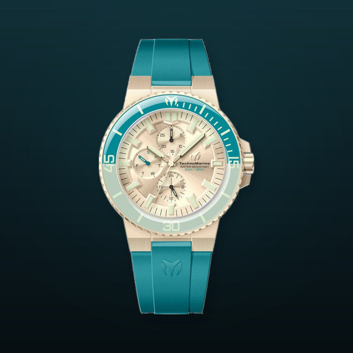 La Pelagia 43mm / Gold / Blue Gold Dial