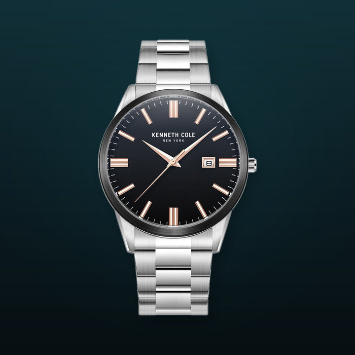 Classic 42 mm / Black / Silver Black Dial