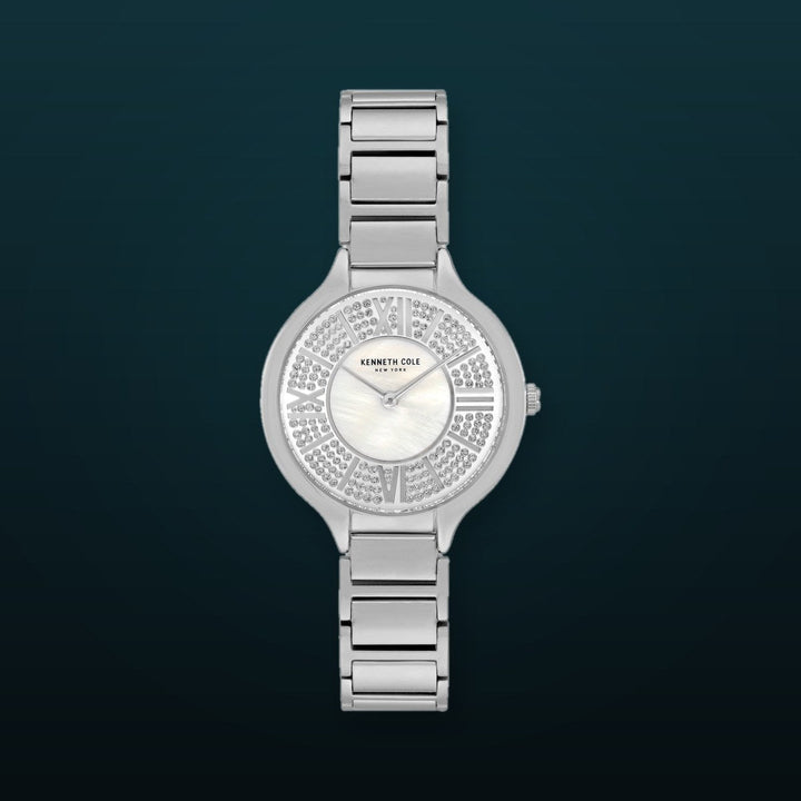 Classic 33 mm / White / Silver White Dial