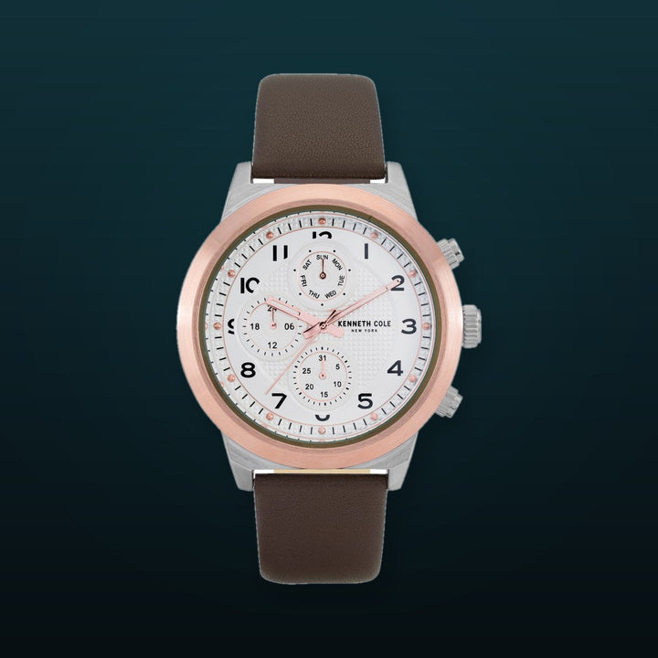 Classic 47 mm / Silver / Brown Silver Dial