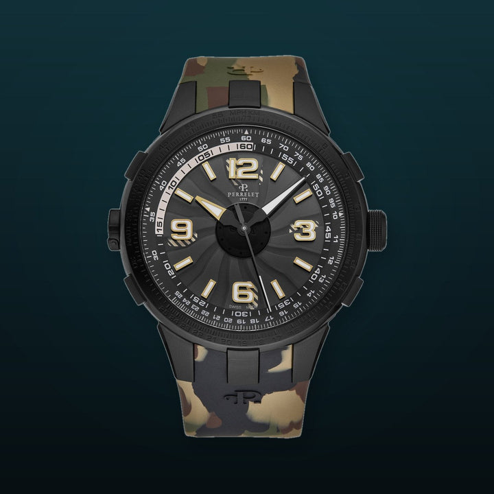 Turbine Pilot Black Black Dial