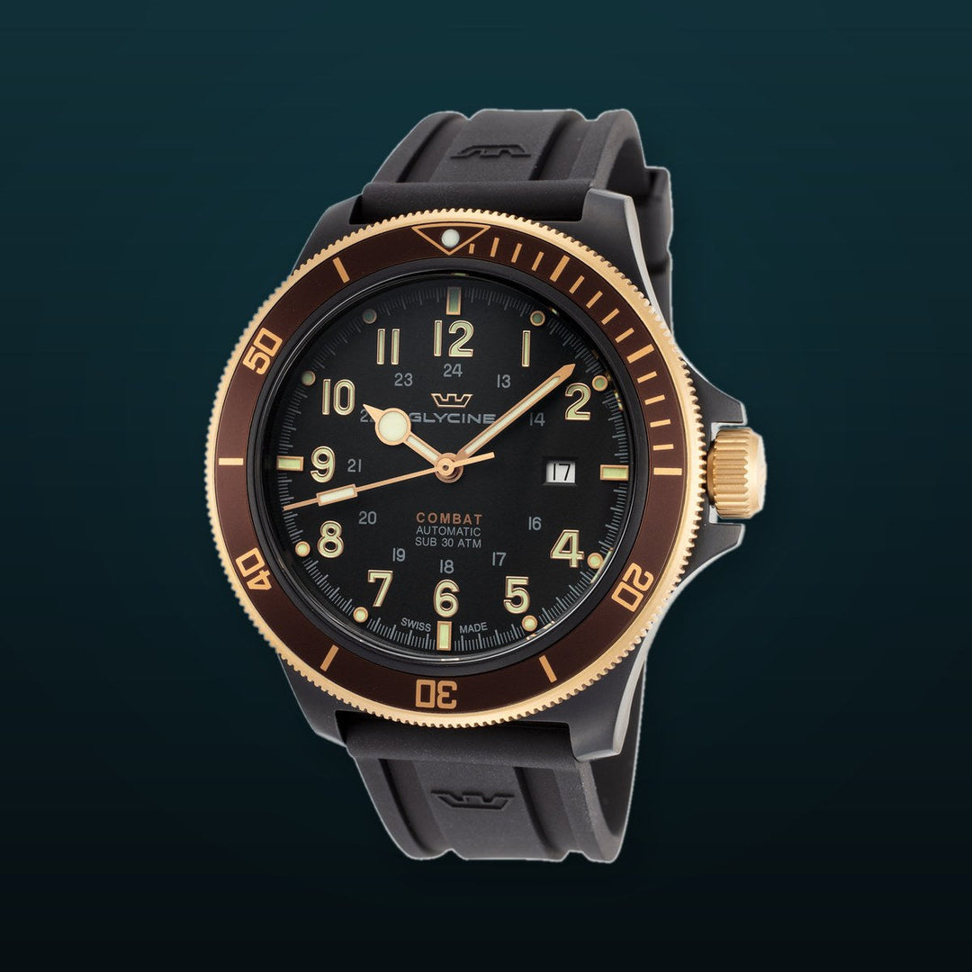 Combat Sub 46 46 mm / Black / Black Black Dial