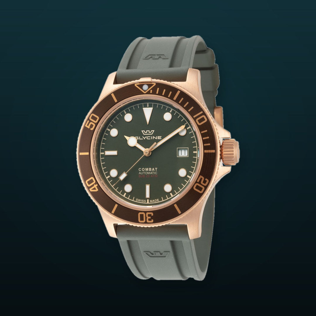Combat Sub Bronze 42 mm / Green / Green Green Dial
