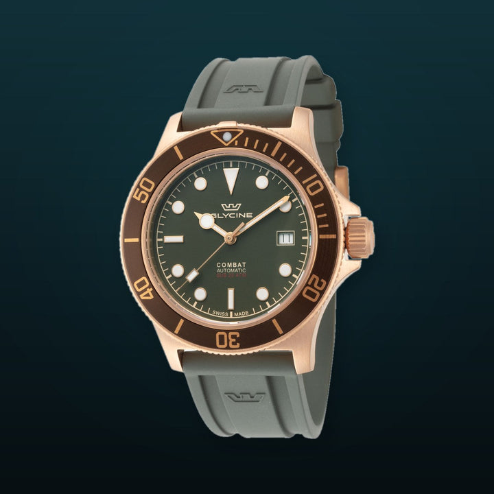 Combat Sub Bronze 42 mm / Green / Green Green Dial
