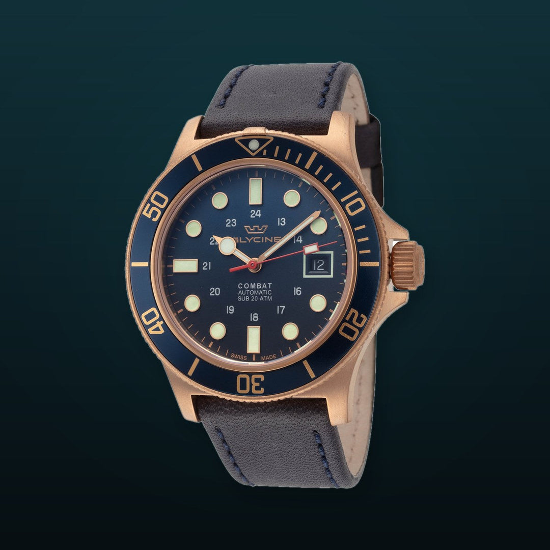 Combat Sub Bronze 42 mm / Blue / Blue Blue Dial