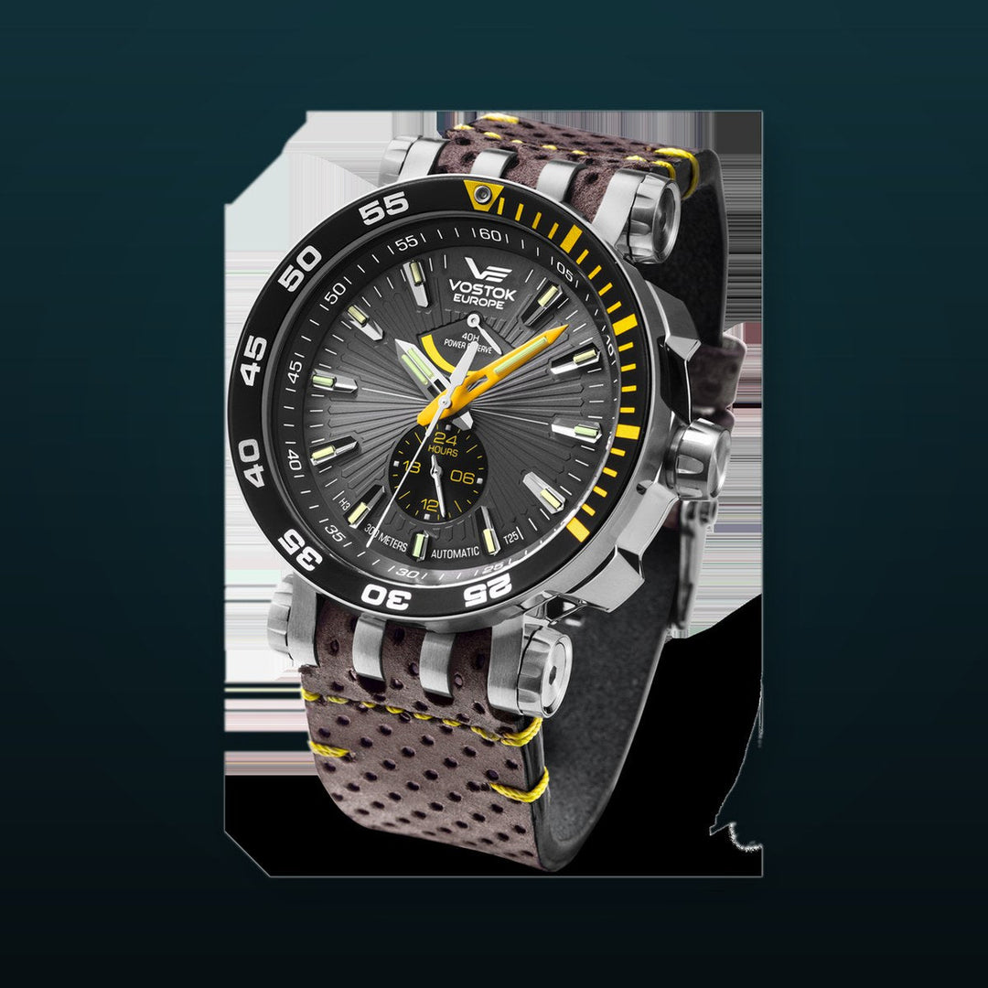 Energia Gray Dial / Brown Leather Gray Dial