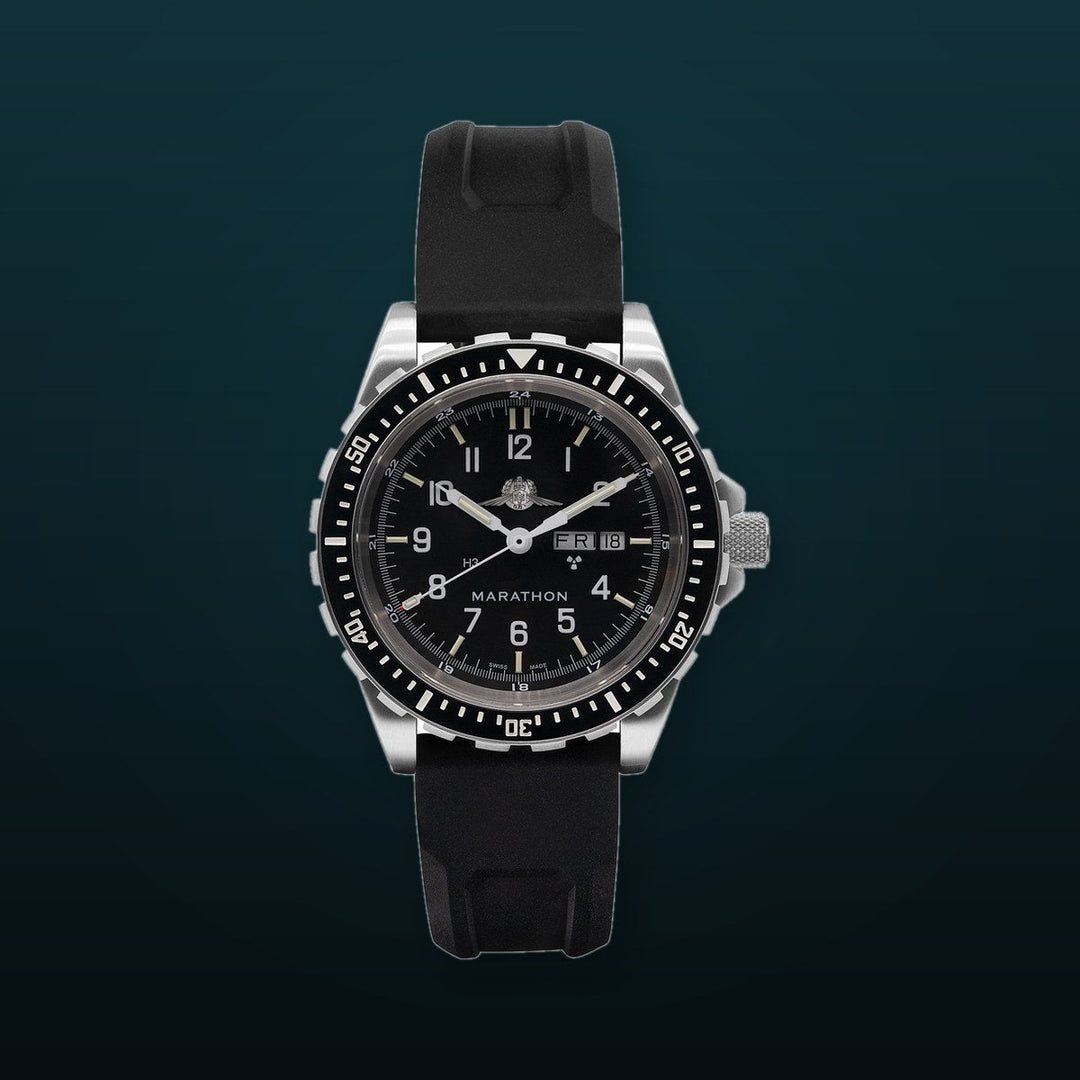 Dive SS/BKSS 3PC RUBBER (WW194021SS-0730) | Black Dial