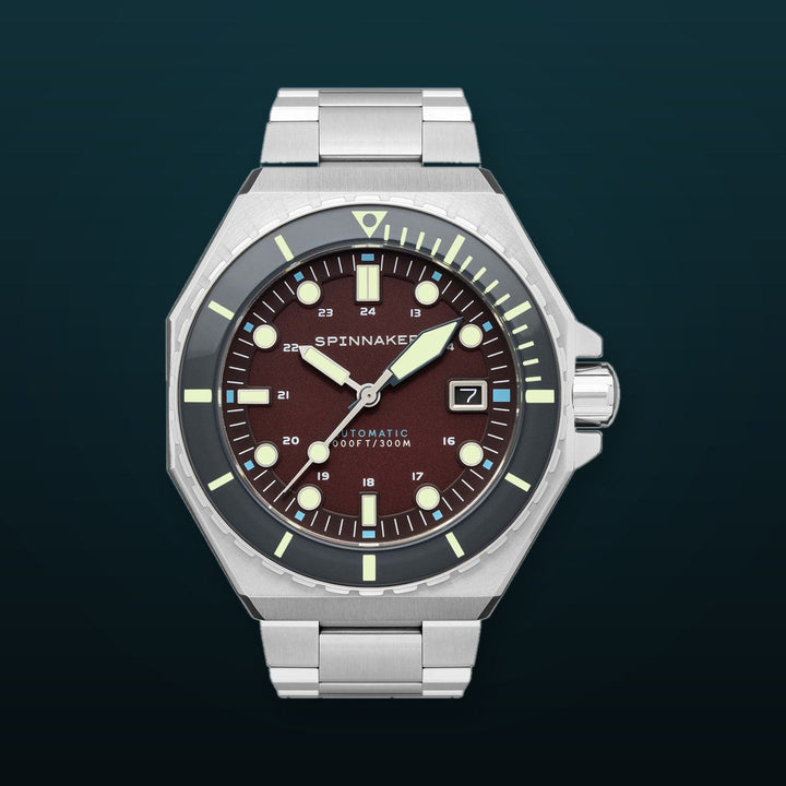 Dumas Burgundy / Stainless Steel | Burgundy Dial