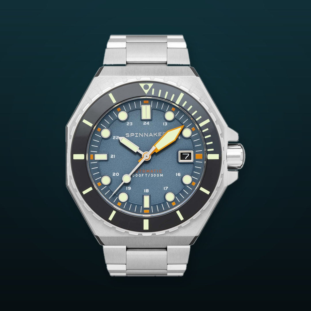Dumas Blue / Black / Stainless Steel | Blue Dial