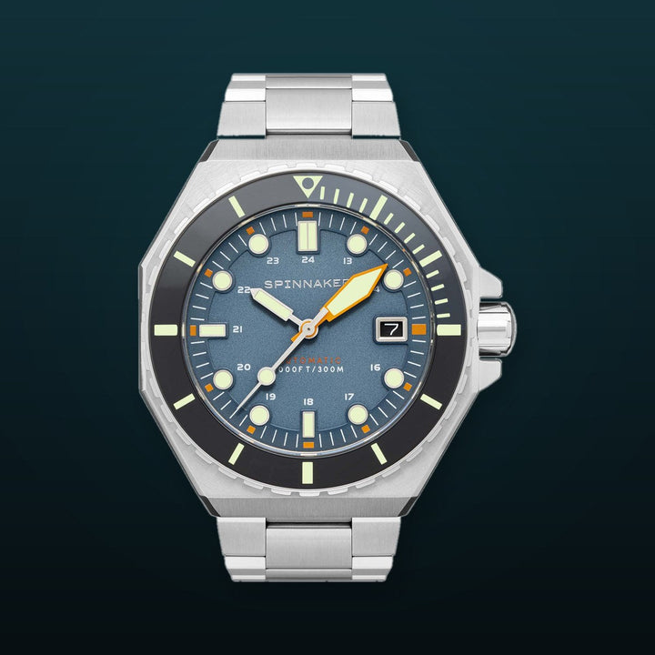 Dumas Blue / Black / Stainless Steel | Blue Dial