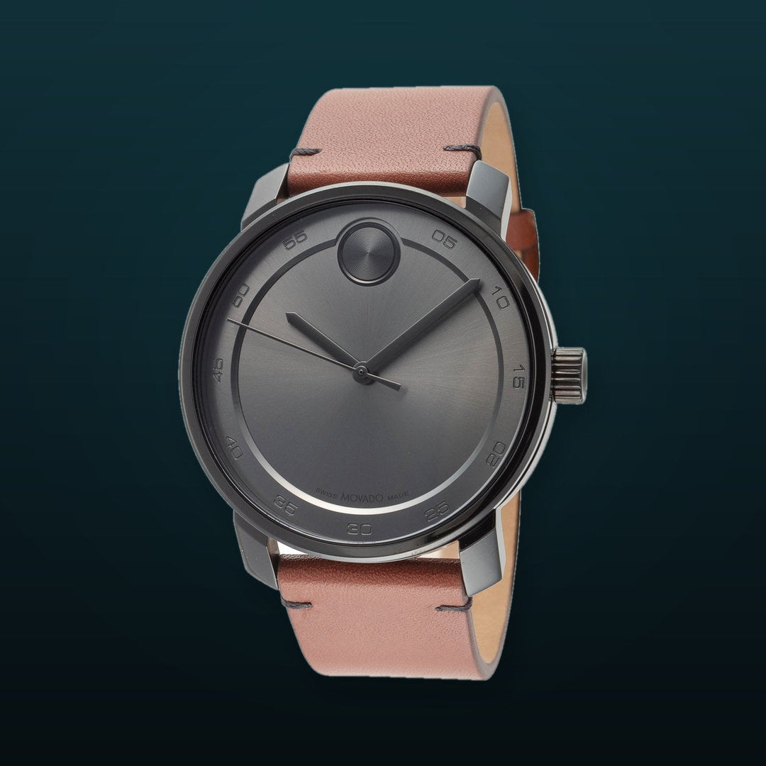 Bold 41mm / Grey / Cognac | Grey Dial