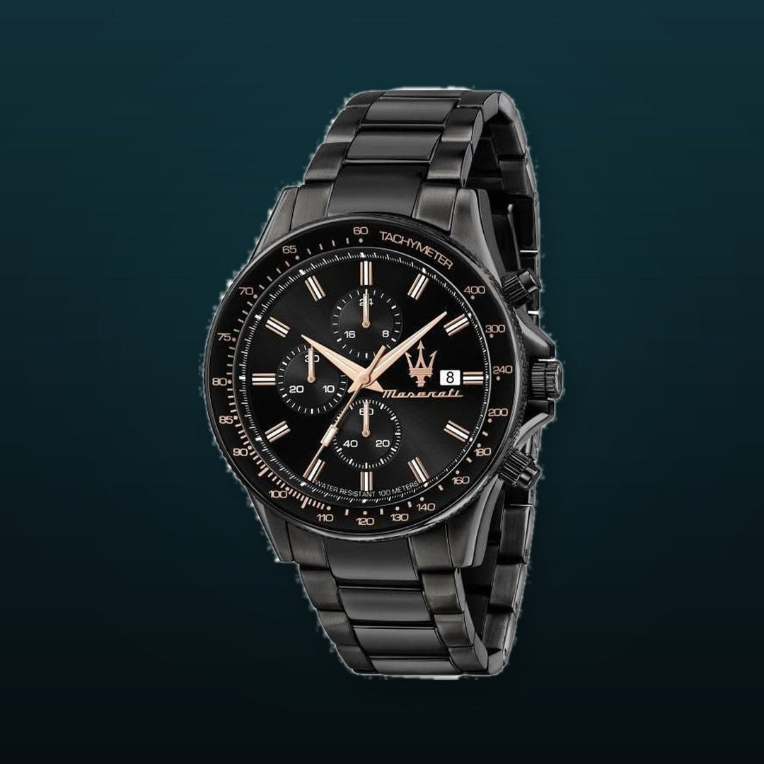 SFIDA Black / Stainless Steel Black Dial