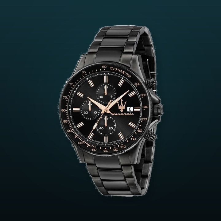 SFIDA Black / Stainless Steel Black Dial