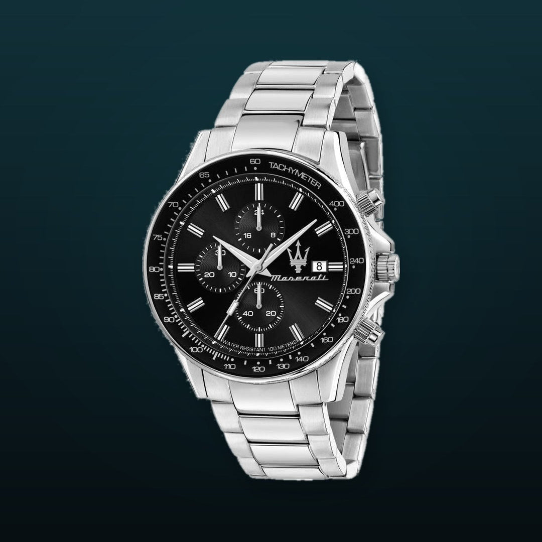 SFIDA Black / Stainless Steel Black Dial