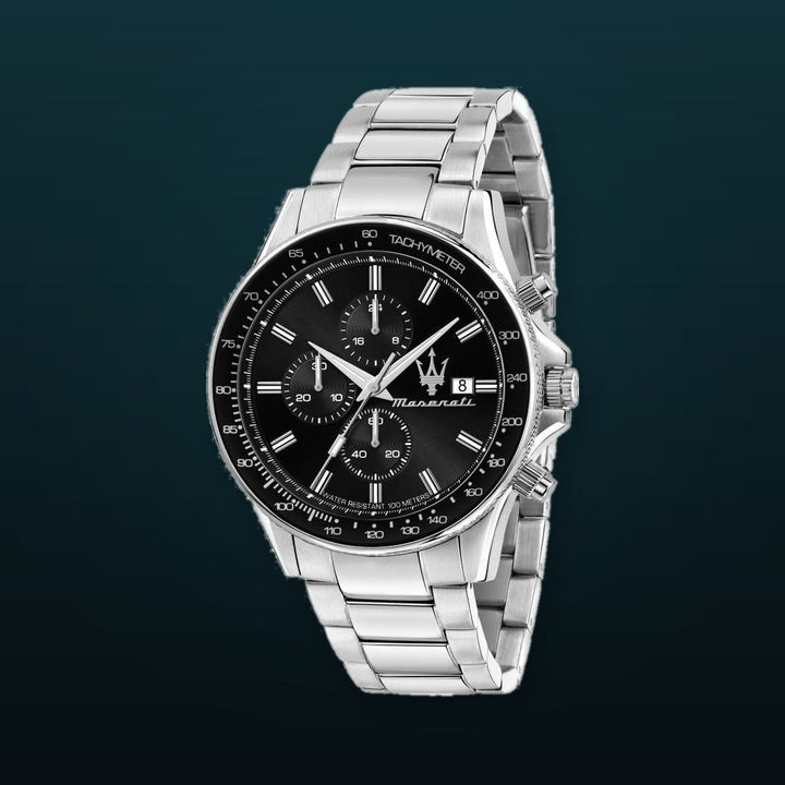 SFIDA Black / Stainless Steel Black Dial