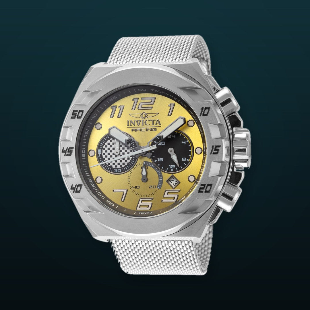 Racing 48 mm / Yellow / Silver Yellow Dial