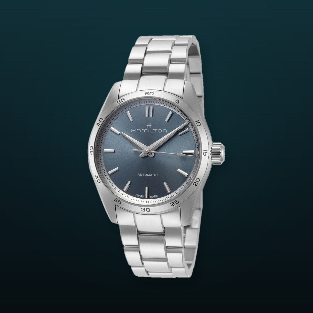 Jazzmaster Performer 34 mm / Blue / Silver Blue Dial