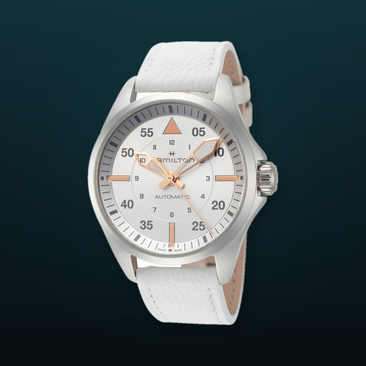 Khaki Navy 36 mm / White / White White Dial
