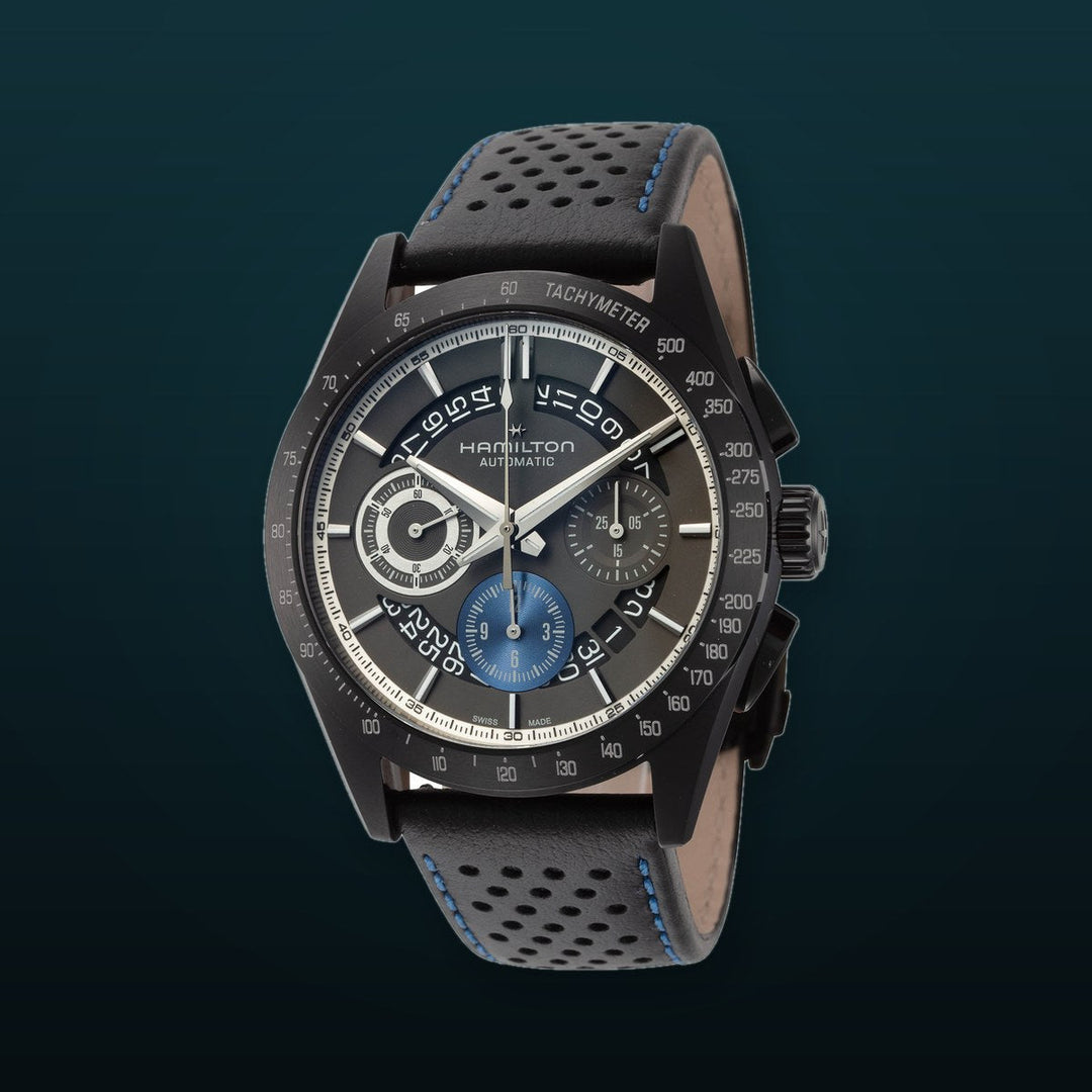 Jazzmaster Performer 42 mm / Grey / Black Gray Dial
