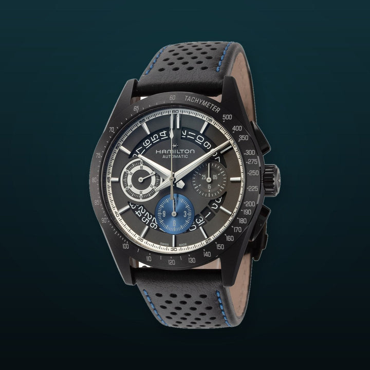 Jazzmaster Performer 42 mm / Grey / Black Gray Dial
