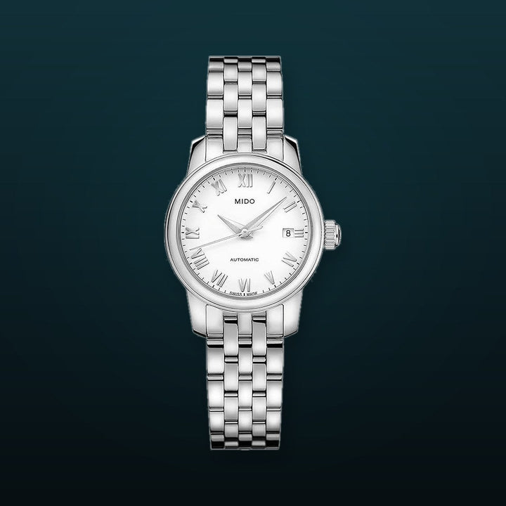 Baroncelli 25 mm / Silver / Silver Silver Dial