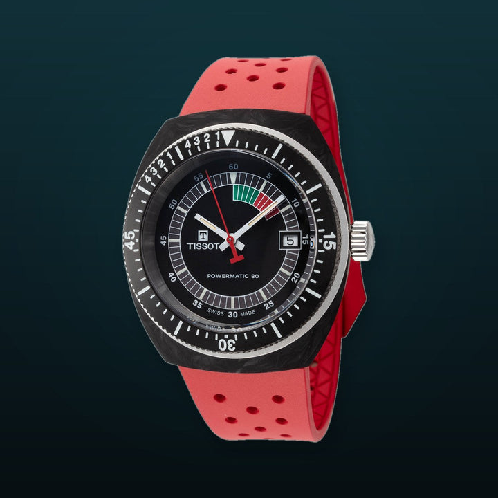 T-Sport Sideral 41 mm / Black / Red Black Dial