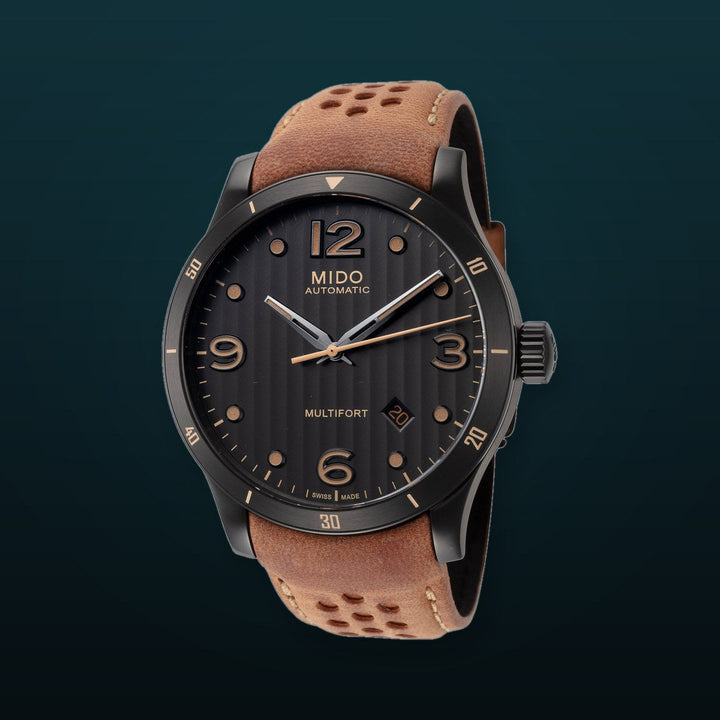 Multifort 42 mm / Black / Brown Black Dial