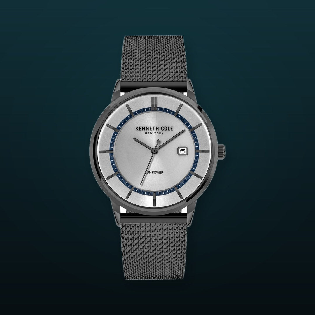 Classic 42 mm / Silver / Blue Silver Dial