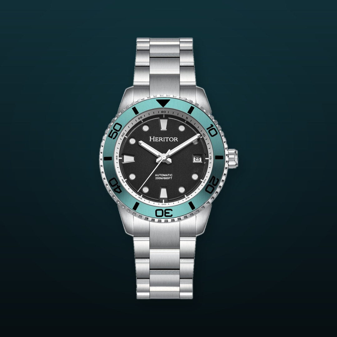 Bexley Diver Automatic Silver / Black Black Dial