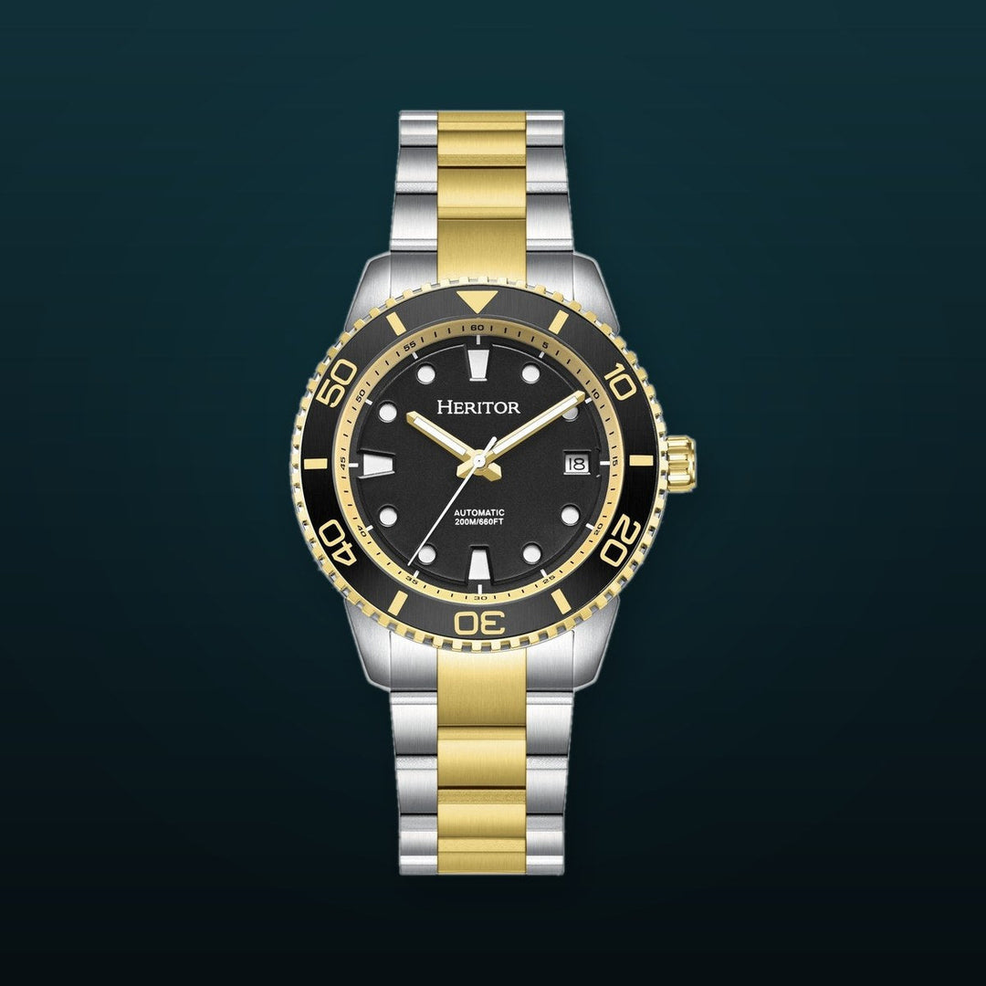 Bexley Diver Automatic Silver / Gold Blue Dial