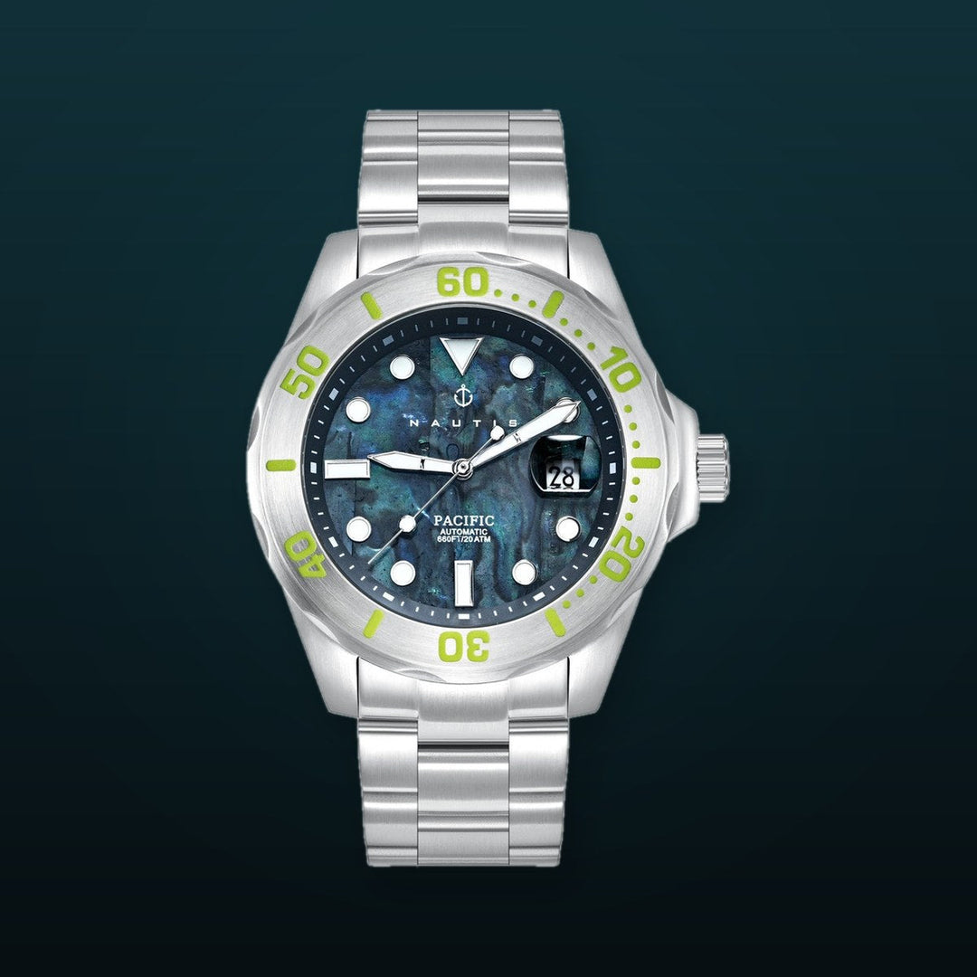Pacific Diver Automatic w/ Abalone Dial Silver /Onyx Black Dial
