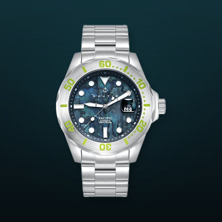 Pacific Diver Automatic w/ Abalone Dial Silver /Onyx Black Dial