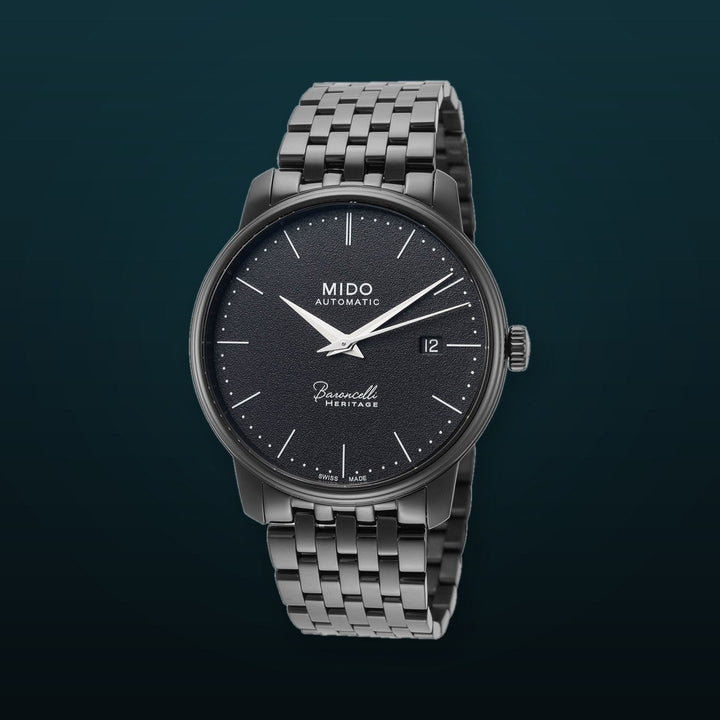 Baroncelli III 39mm / Black / Black | Black Dial
