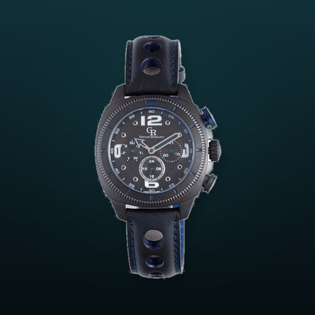 Pescara Black-Black Chrongoraph | Black Dial