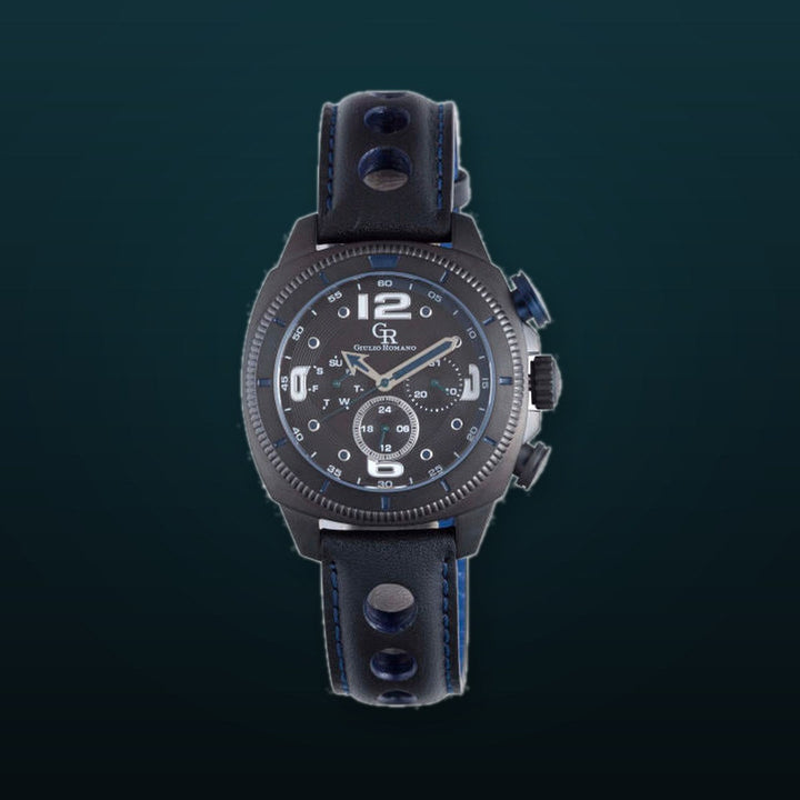 Pescara Black-Black Chrongoraph | Black Dial