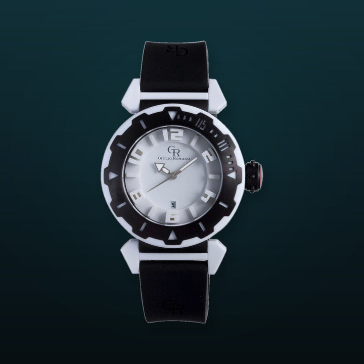 Ferrara White-Black | White Dial