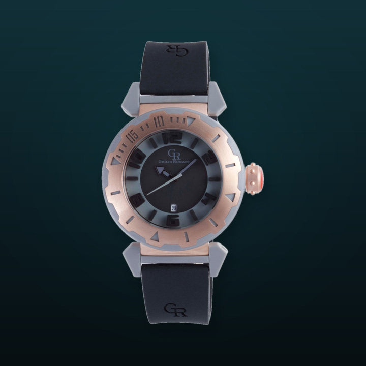 Ferrara Black-Black Rose Gold | Black Dial