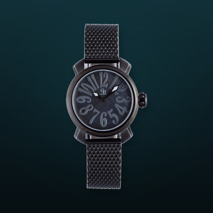 Rimini Black MOP, Black Stainless Steel | MOP Dial