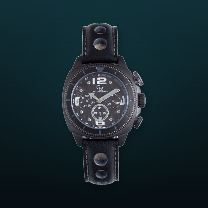 Pescara Black-Black gray chronograph | Black Dial