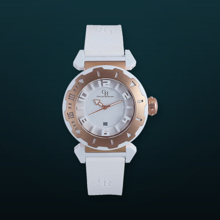 Ferrara White-White Rose Gold | White Dial
