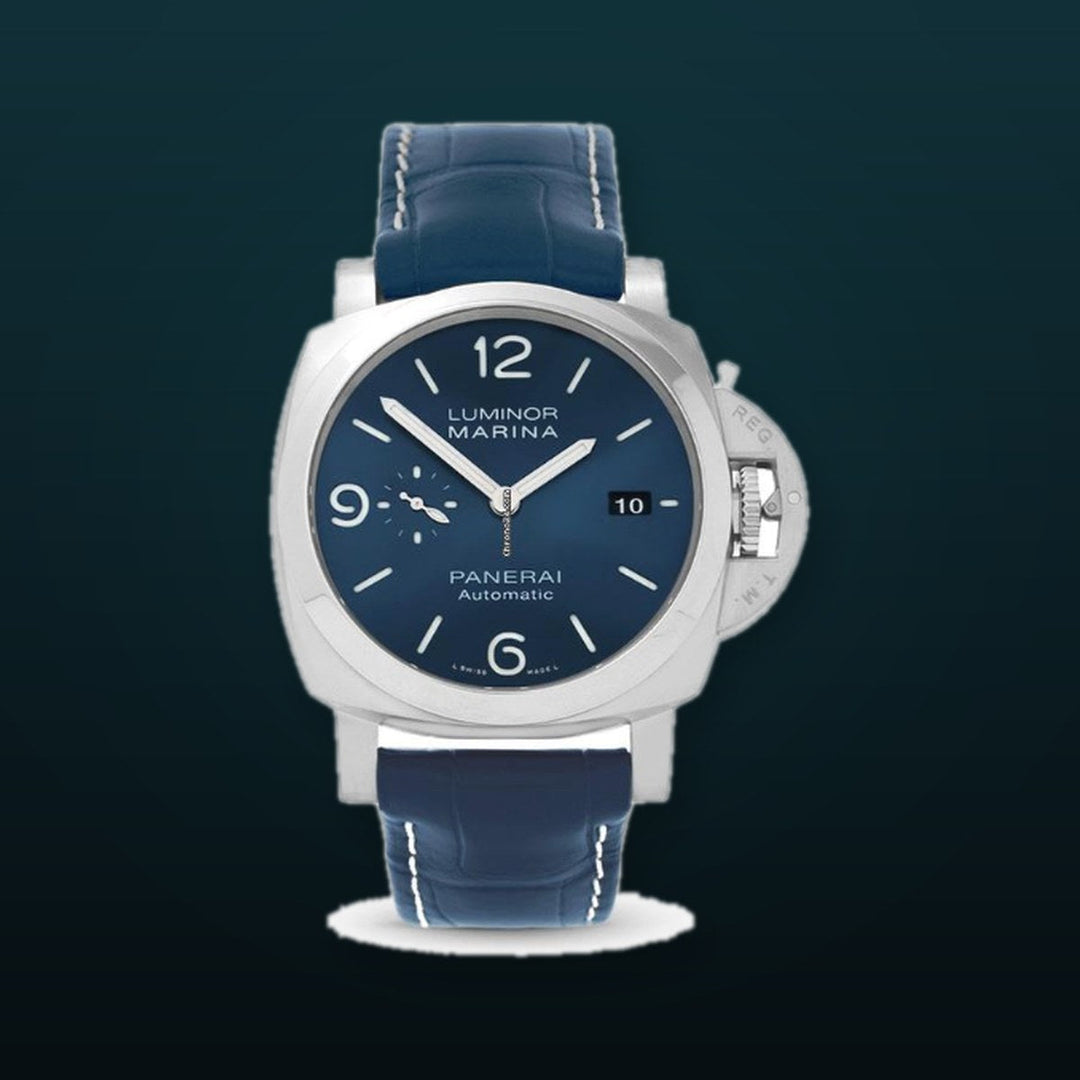 Luminor Marina Blue/Blue Leather Blue Dial