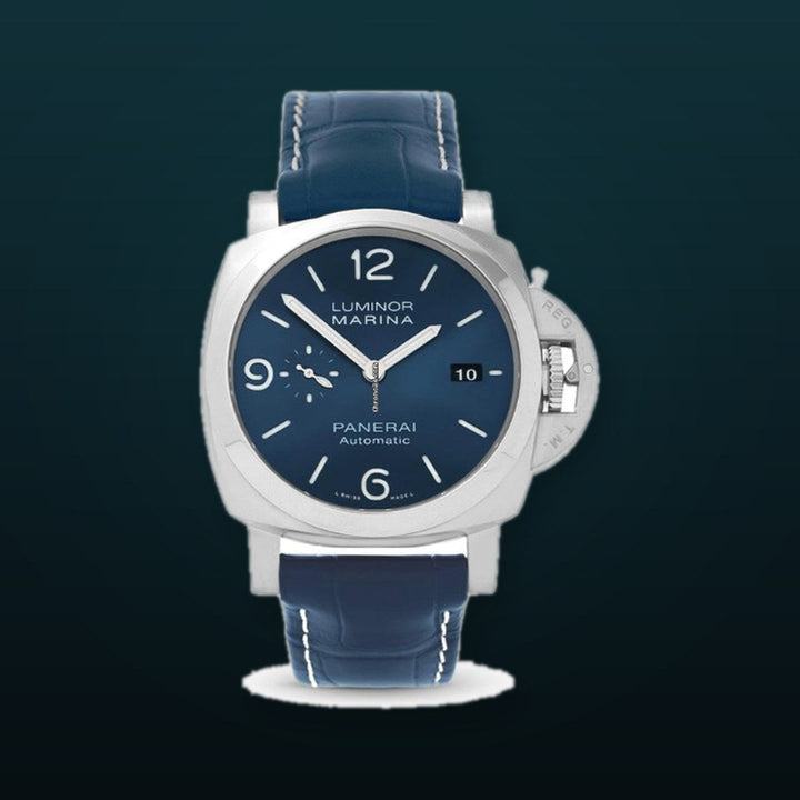 Luminor Marina Blue/Blue Leather Blue Dial