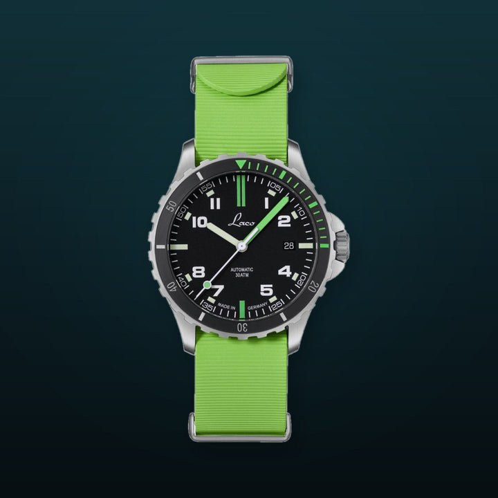 Squad Watch Amazonas 42mm Rubber Strap / Black Dial