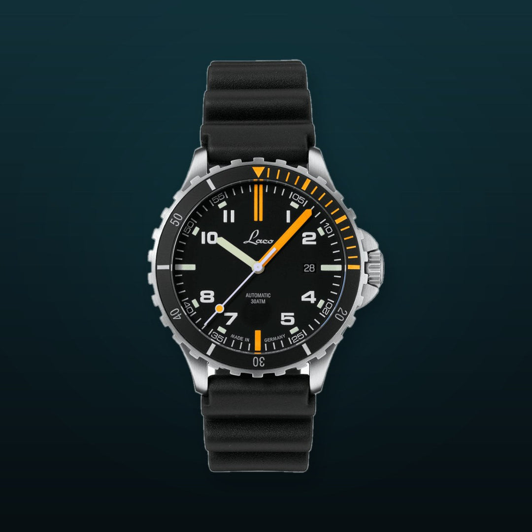 Mojave Rubber Strap Black Dial